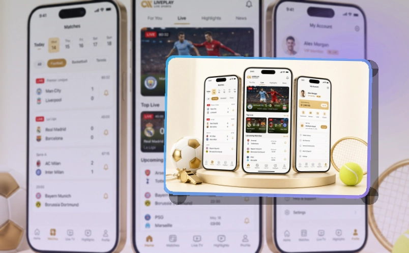 杂志式App介绍 · App快速入口 · 赛事内容随身带走界面展示